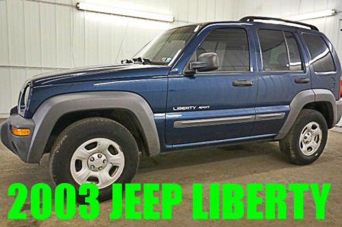 2003 jeep liberty sport 4x4 79k orig 80+ photos see description must see wow!!!