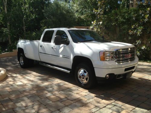 2013 gmc sierra 3500 denali crew cab 4x4 hd dually allison gearbox