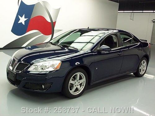 2009 pontiac g6 sedan cruise cntrl spoiler only 21k mi texas direct auto