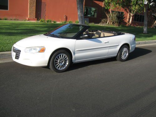 Immaculate 1 owner ca car  2004 chrysler sebring touring convertible low miles