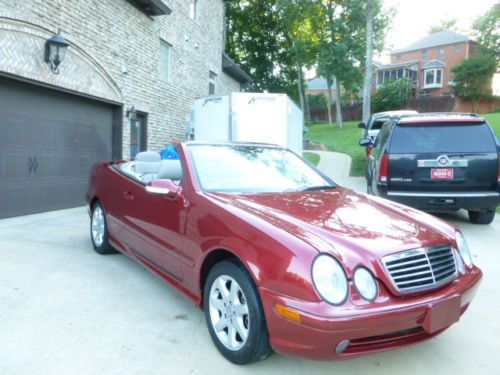 2002 mercedes clk430 convertible