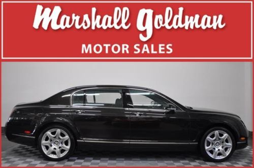 2008 bentley flying spur mulliner diamond black/black mulliner spec pkg 22k mi.