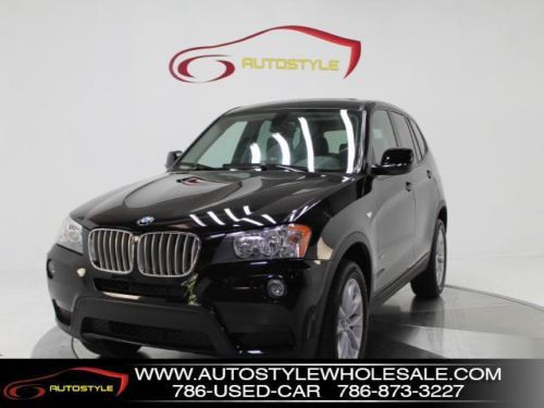 Used bmw x3 awd 4dr xdri suv leather power seats clean sunroof carfax one owner