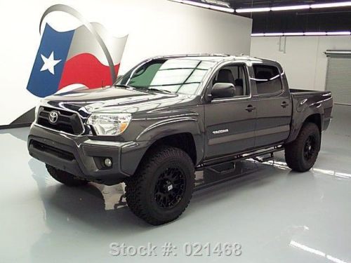 2012 toyota tacoma prerunner sr5 v6 dbl cab lifted 33k texas direct auto