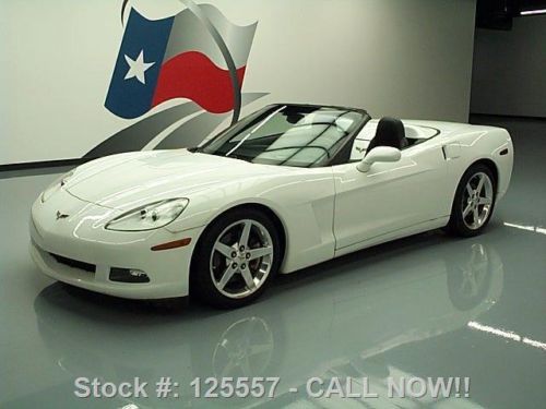 2005 chevy corvette convertible 6-speed nav hud 29k mi texas direct auto