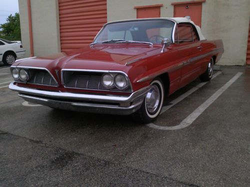 1961 pontiac bonneville convertible 389 4-barrell numbers matching