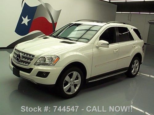 2011 mercedes-benz ml350 p1 4matic awd sunroof nav 33k texas direct auto