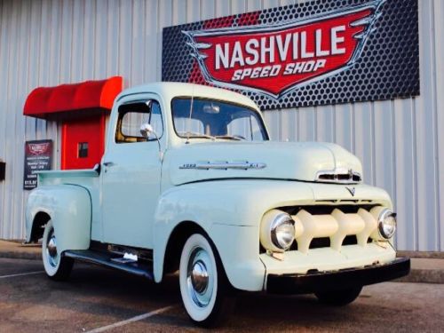 1951 ford f1..239 flathead v8..full nut &amp; bolt restoration..mint..3 on the tree
