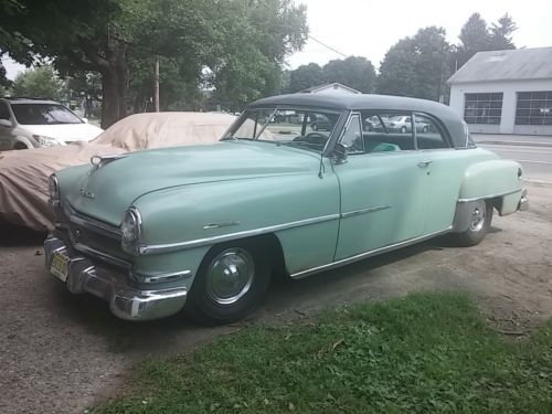 1951 chrysler windsor deluxe 4.1l 2 door hardtop survivor