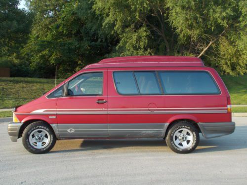 1995 aerostar 4wd - high top conversion - tv in raised roof - cold a/c