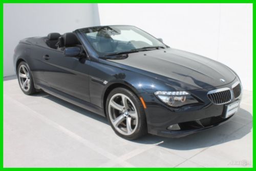 2009 bmw 650i convertible 24k miles*navigation*hud*heated seats*we finance!!