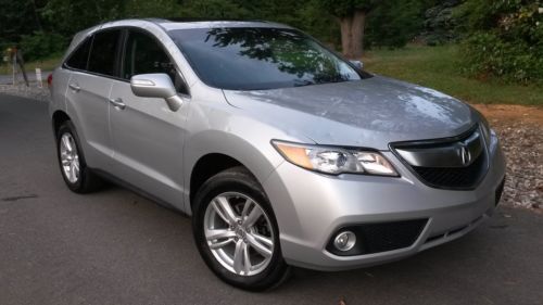 2013 acura rdx awd tech pkge hail damage salvage rebuildable no reserve auction