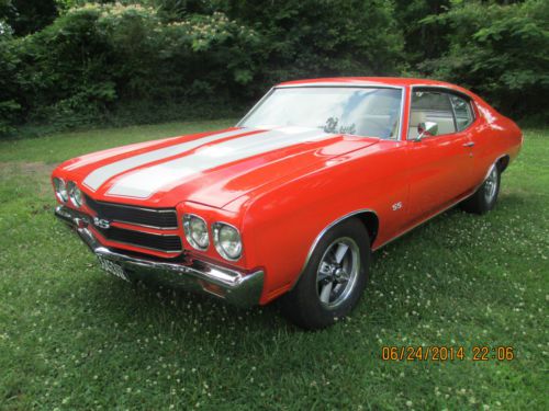 1970 chevelle ss beautiful car rust free car shrowroom condition &#034;no reserve&#034;