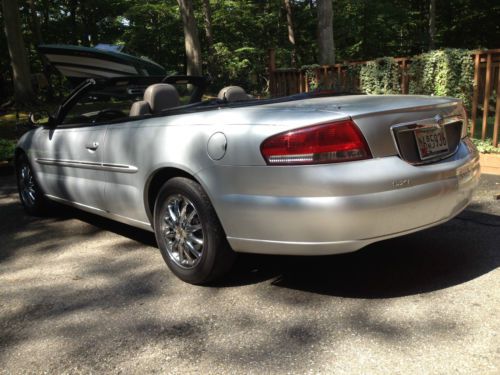 2001 chrysler sebring lxi convertible 2.7 v 6  miles runs good