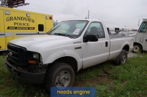 2006 xl used 5.4l v8 24v automatic pickup truck 4x4 8 ft bed needs engine white