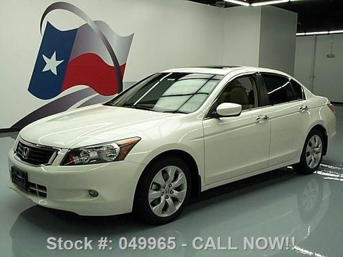 2009 honda accord ex-l sedan sunroof htd leather 39k mi texas direct auto