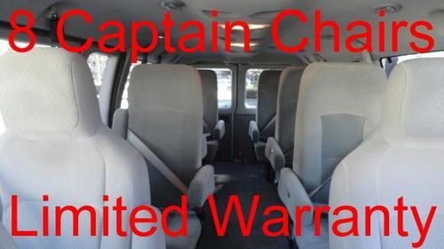 2010 ford e150 xlt e-series van 8 captain chairs