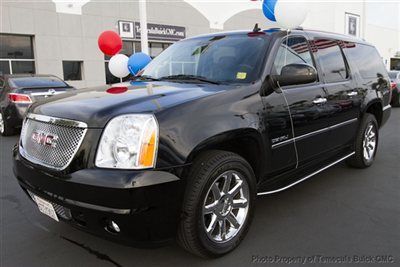 Awd 4dr 1500 denali gmc yukon xl denali low miles suv automatic vortec 6.2l v8 s