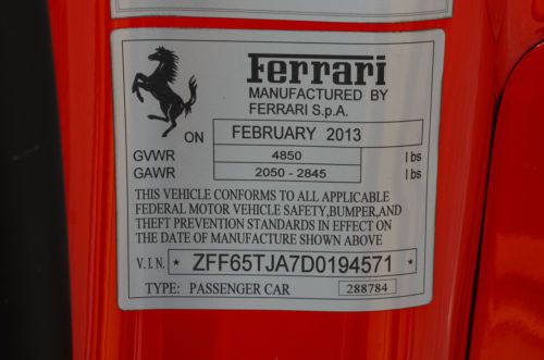 F1 Ferrari California Convertible 4.3L AM/FM CD/MP3/DVD/USB/HDD w/Navigation, US $199,991.00, image 31