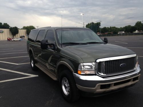 2000 Ford excursion Limited 7.3 powerstroke, rear air, 4X4, factory CD changer, image 1