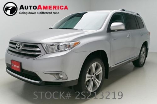 2013 toyota highlander limited 4wd 18k low mi nav rear cam sunroof jbl audio