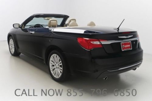 2013 CHRYSLER 200 LTD HARD TOP CONVERTIBLE NAV HTD LEATHER CLEAN CARFAX, image 3