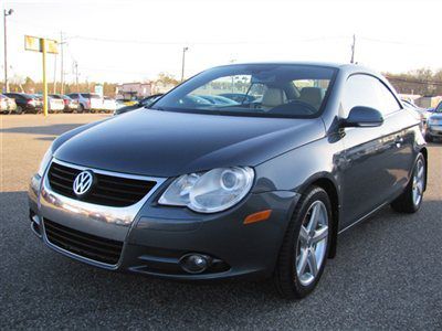 2007 volkswagen eos convertible 6 spd manual factory navigation best price!