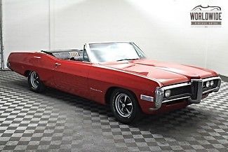 1968 pontiac bonneville convertible - 400 v8! power top! restored! call today!