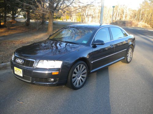 2004 audi a8 quattro l sedan 4-door 4.2l loaded awd blue navigation 19" a4 a6