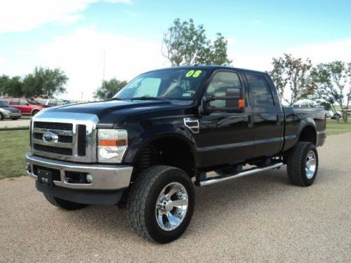 2008 ford f-350 lariat 4x4 shortbed, 6.4l powerstroke, 6&#034; lift, wheels and tires