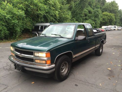 1998 chevrolet c1500 silverado ext cab pickup  5.0l just serviced 2wd no reserve