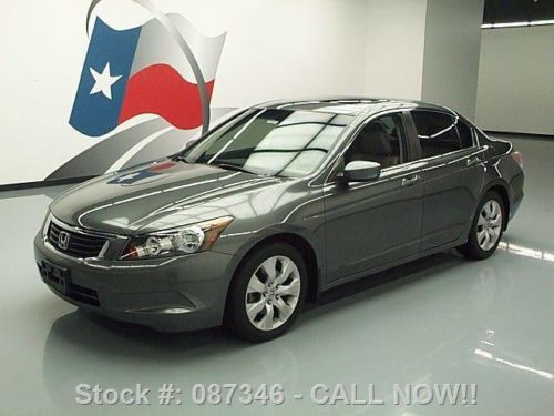 2010 honda accord exl sedan auto sunroof leather 62k mi texas direct auto