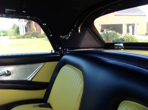 1955 Ford Thunderbird Convertible Automatic Yellow Restored, image 22