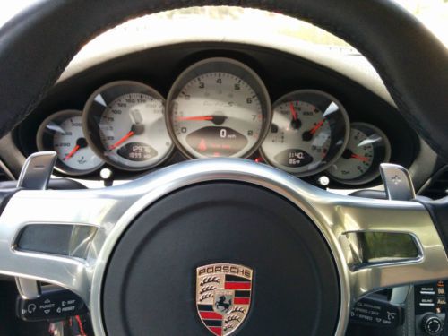 2011 Porsche 911 Turbo S Coupe Warranty low miles TONS of leather, US $119,500.00, image 11