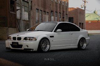 2001 e46 m3 smg alpine white ccw wheels coilovers tasteful mods exhaust csl