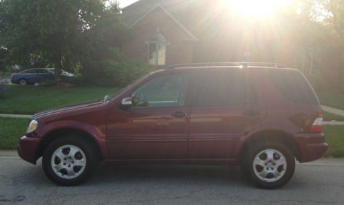 2002 mercedes-benz ml320 (no reserve)