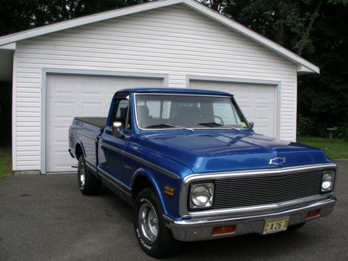 1970 Blue Chevy Pickup CST10 Shortbed in Good Condition, US $15,000.00, image 2