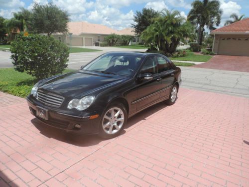 Luxury sedan, c 280, low mileage, black , classic, excellent, garage kept