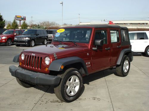 2007 jeep wrangler unlimited x sport utility 4-door 3.8l