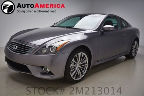 2011 infiniti g37s 14k low miles nav rearcam sunroof htd leather clean carfax