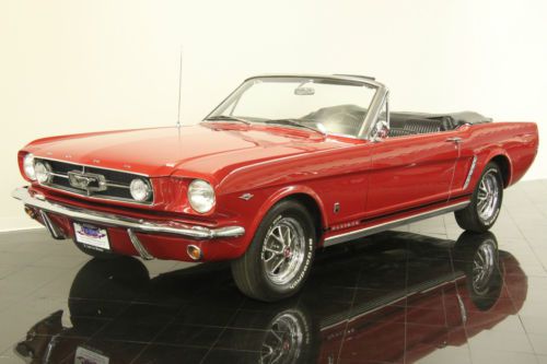 1964 1/2 ford mustang convertible restored 289ci-4v v8  ac pt pony interior