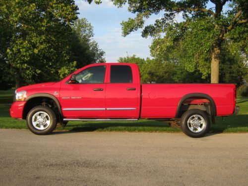 2006 dodge ram 2500 quad cab 4x4, laramie, cummins turbo diesel, long bed