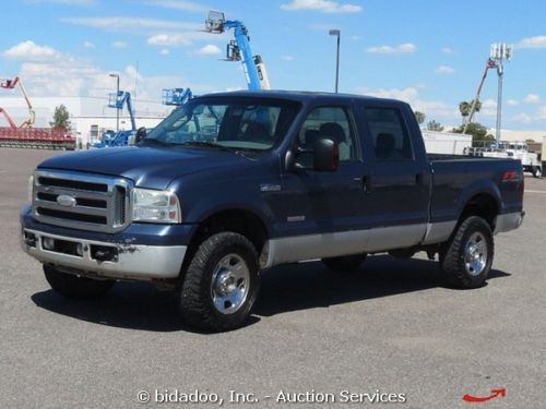 2007 ford f350 4x4 xlt fx4 crew cab pickup truck 6.0l diesel a/t cold a/c 4wd