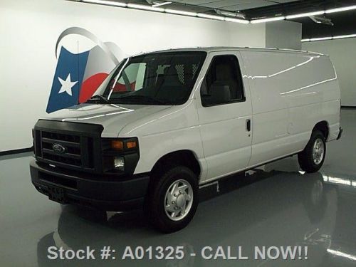 2013 ford e-150 cargo van v8 partition shelving 47k mi texas direct auto