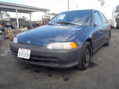 1995 honda civic lx sedan 4-door 1.5l no reserve