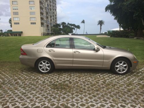 2004 04 mercedes c 240 florida driven low miles clean