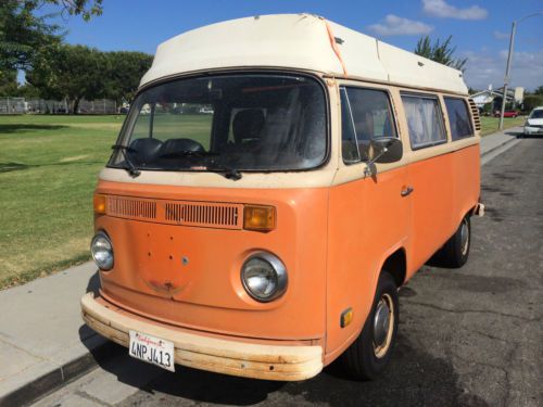 1979 vw bus camper riviera like westfalia / transporter bay window - runs great