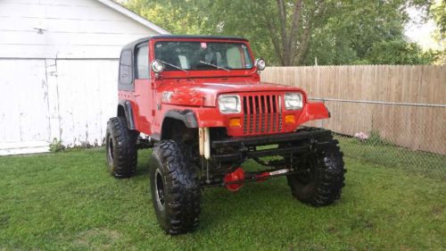 Jeep cj7 lifted off road mud classic 4x4 four wheel drive convertible w/ hardtop