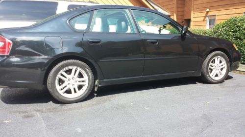 2005 subaru legacy limited sedan, auto, awd, moonroof, rare 5 gen, asheville, nc