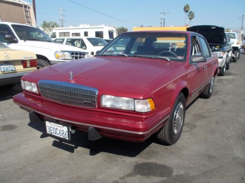 1993 buick century custom sedan 4-door 3.3l no reserve